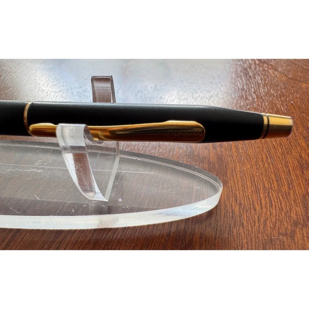 Vintage Cross Classic Century Mechanical Pencil Matte Black with 23K Gold Trim